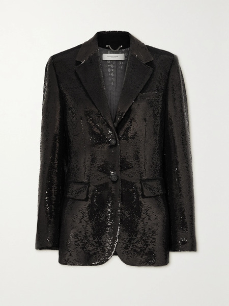  Golden Goose Golden Goose - Sequined Crepe Blazer - Brown 