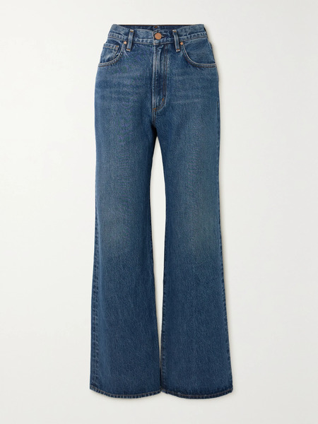  Goldsign Goldsign - + Net Sustain The Tanner Organic High-rise Straight-leg Jeans - Dark Denim 