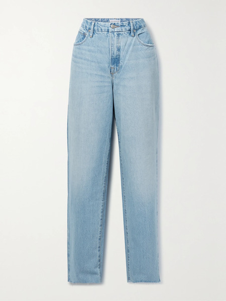  Good American Good American - Good 90s High-rise Wide-leg Jeans - Mid Denim 