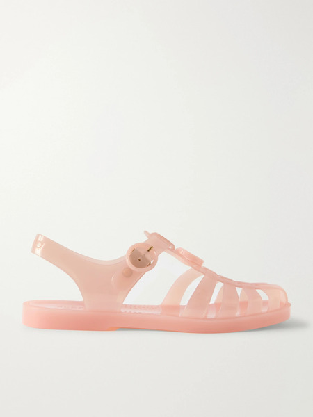  Gucci Gucci - Fisherman Embellished Rubber Sandals - Pink 