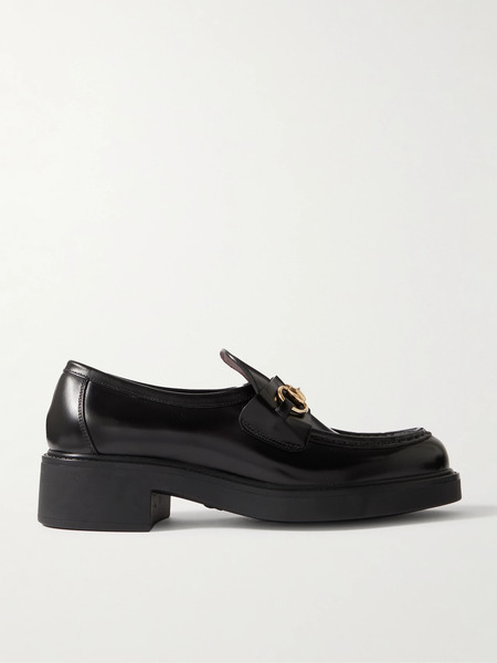  Gucci Gucci - Horsebit-embellished Leather Loafers - Black 
