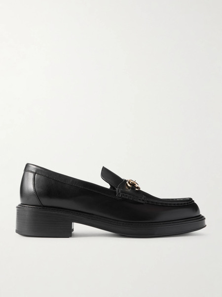  Gucci Gucci - Horsebit Leather Loafers - Black 