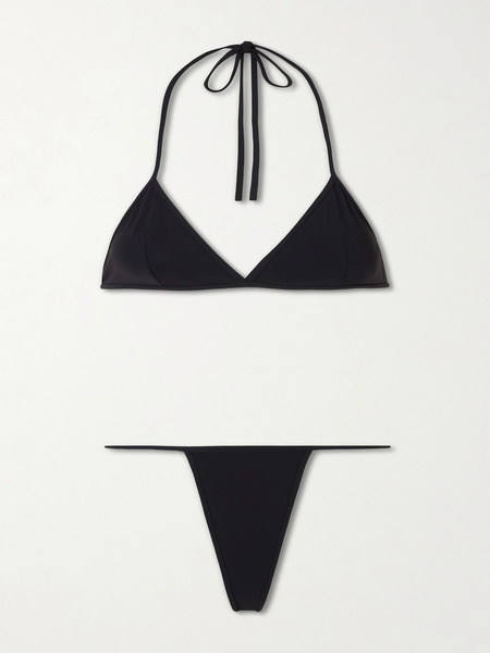  Gucci Gucci - Interlocking G-detailed Bikini - Black 