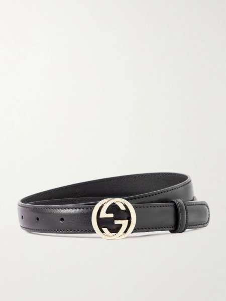  Gucci Gucci - Plutone Leather Belt - Black 