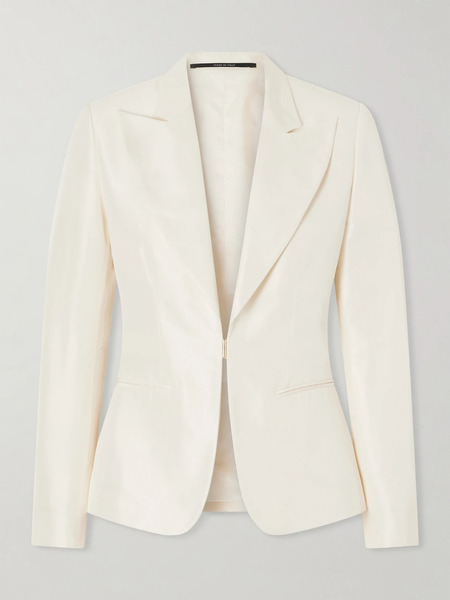  Gucci Gucci - Silk-satin Blazer - Off-white 