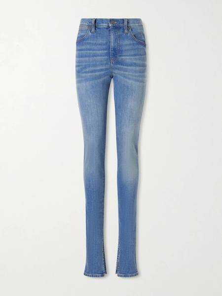  Gucci Gucci - Split Mid-rise Skinny-leg Jeans - Blue 