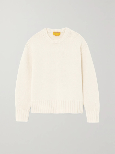  Guest In Residence Guest In Residence - Cashmere Sweater - Cream 