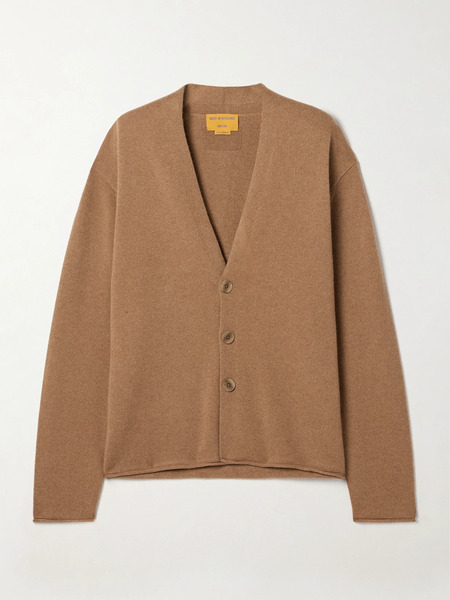  Guest In Residence Guest In Residence - Everywear Oversized Cashmere Cardigan - Camel 