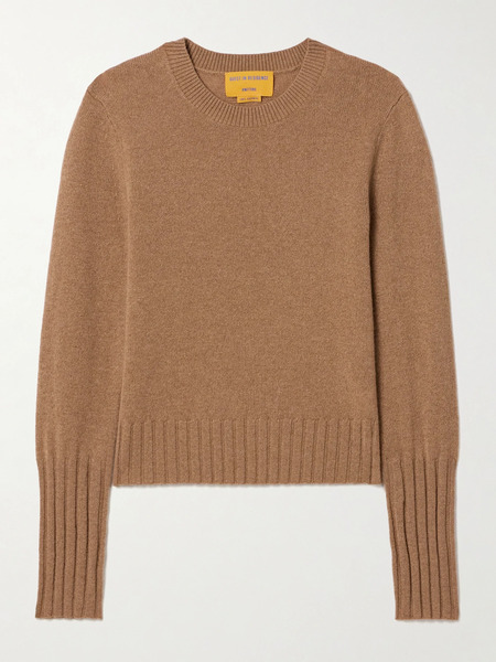  Guest In Residence Guest In Residence - Shrunken Cashmere Sweater - Camel 
