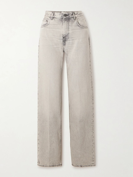  Haikure Haikure - Bonnie High-rise Straight-leg Jeans - Gray 
