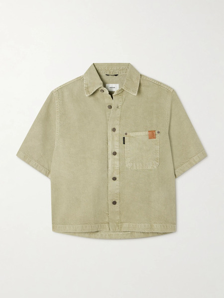  Haikure Haikure - Olive Denim Shirt - Green 