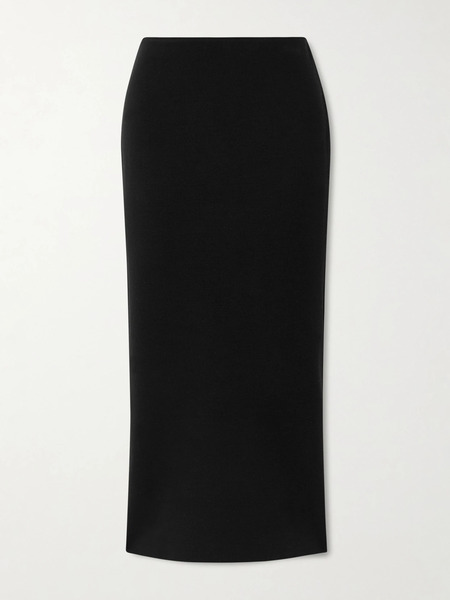 High Sport High Sport - Cassidy Wool Midi Skirt - Black 