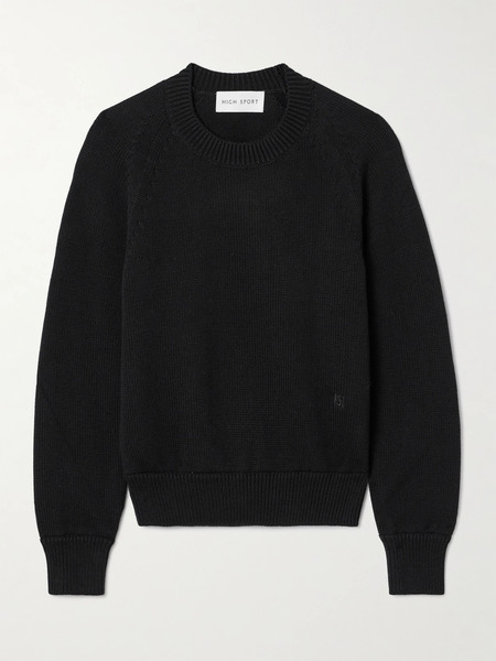  High Sport High Sport - Cotton-blend Sweater - Black 