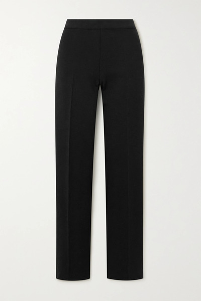  High Sport High Sport - Jules Stretch-cotton Straight-leg Pants - Black 