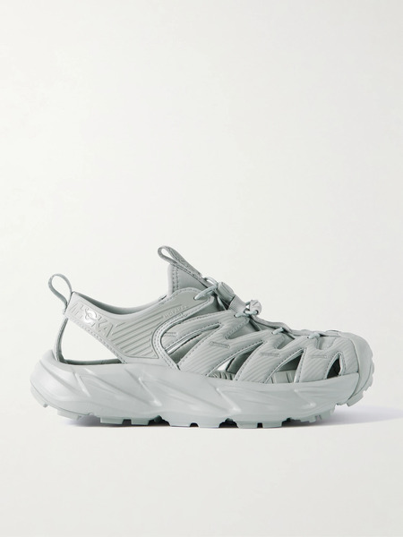  Hoka Hoka - Hopara Rubber-trimmed Neoprene Sandals - Gray 