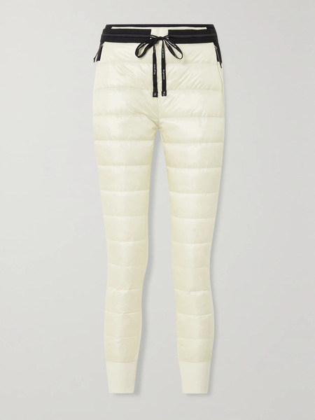  Holden Holden - Quilted Shell And Stretch-jersey Down Tapered Pants - Ivory 