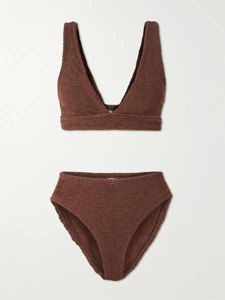  Hunza G Hunza G - Angel Original Crinkle™ Bikini - Chocolate 