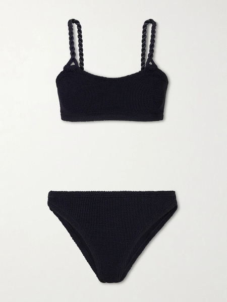  Hunza G Hunza G - Phoebe Original Crinkle™ Bikini - Black 