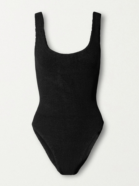  Hunza G Hunza G - Square Neck Original Crinkle™ Swimsuit - Black 