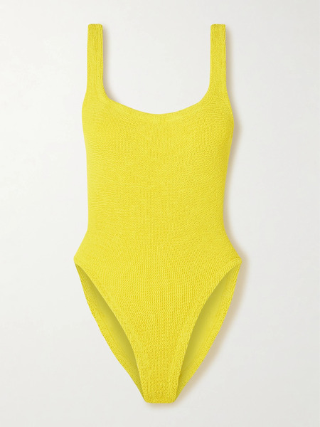  Hunza G Hunza G - Square Neck Original Crinkle™ Swimsuit - Yellow 