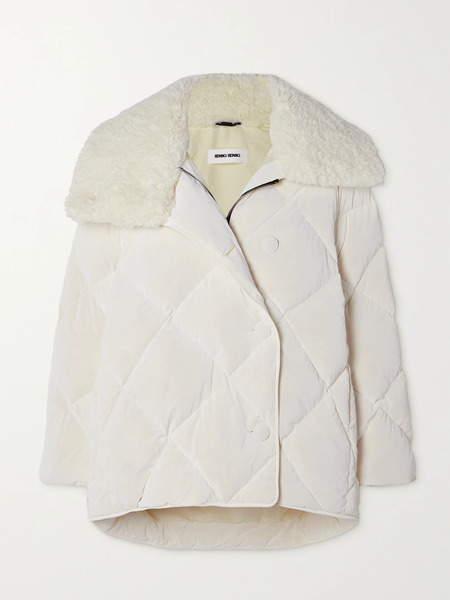  Ienki Ienki Ienki Ienki - Queen Faux Shearling-trimmed Quilted Shell Down Jacket - White 
