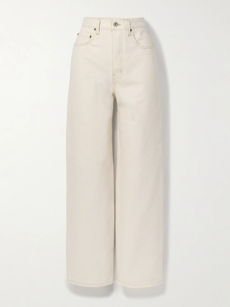  Interior Interior - The Ty High-rise Wide-leg Jeans - Ecru 