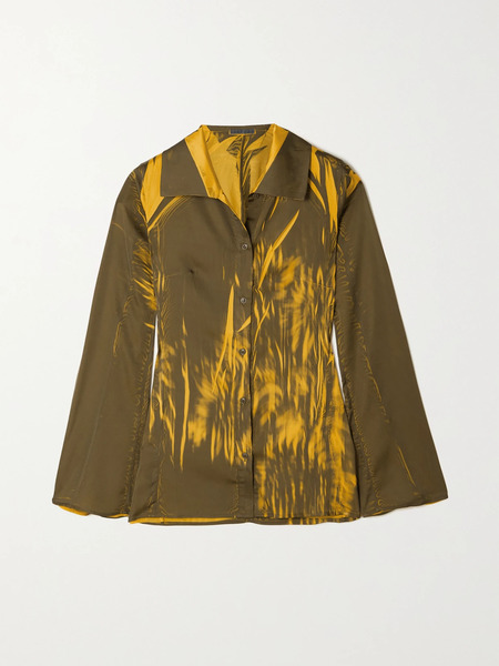  Ioannes Ioannes - Irene Printed Satin Shirt - Black 