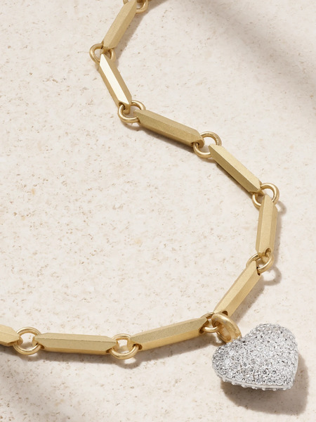  Irene Neuwirth Irene Neuwirth - 18-karat Yellow And White Gold Diamond Necklace - One Size 