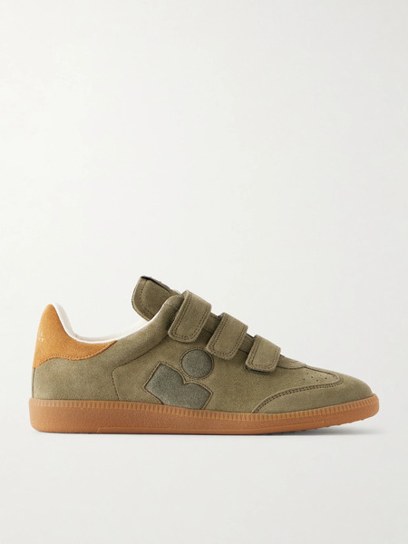  Isabel Marant Isabel Marant - Beth Suede Sneakers - Army Green 