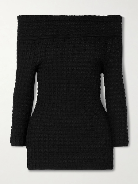  Isabel Marant Isabel Marant - Dermotte Open-knit Top - Black 