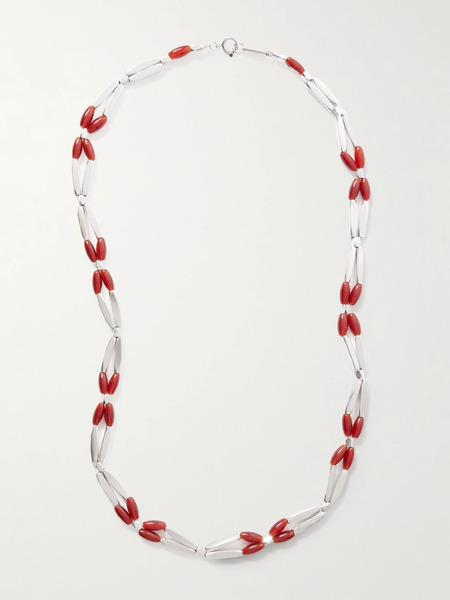  Isabel Marant Isabel Marant - Sahale Silver-tone Beaded Necklace - One Size 