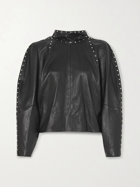  Isabel Marant Isabel Marant - Studded Leather Top - Black 