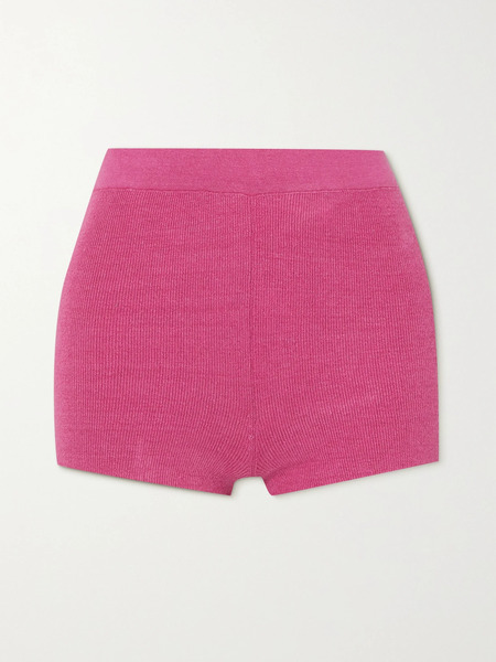  Jacquemus Jacquemus - Arancia Linen Shorts - Fuchsia 