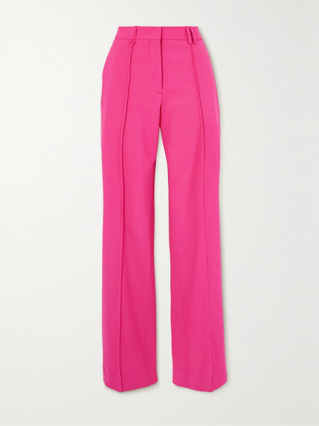  Jacquemus Jacquemus - Camargue Pleated Wool-blend Straight-leg Pants - Pink 