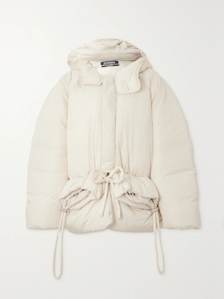  Jacquemus Jacquemus - Capullo Oversized Shell Hooded Jacket - Off-white 