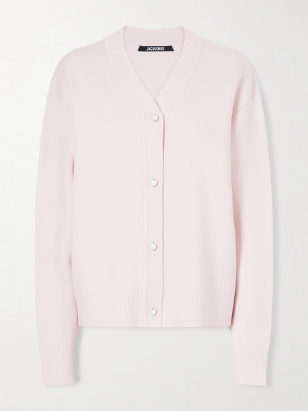  Jacquemus Jacquemus - Doppio Wool-blend Cardigan - Pastel Pink 