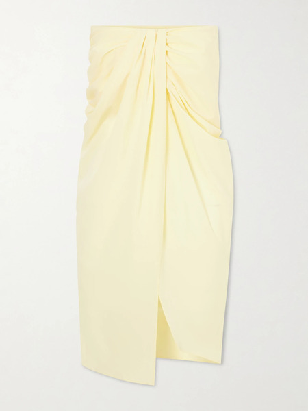  Jacquemus Jacquemus - La Jupe Sheer Pareo - Pastel Yellow 