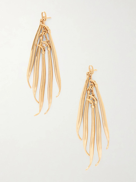  Jacquemus Jacquemus - Les Boucles Haricots Gold-tone Earrings - One Size 
