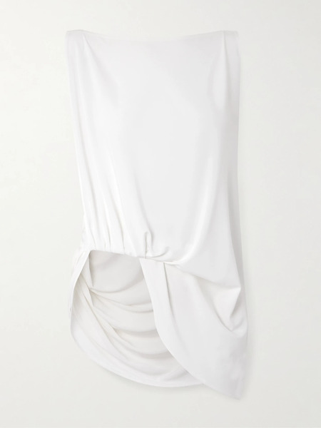  Jacquemus Jacquemus - Peplo Gathered Jersey Tank - White 