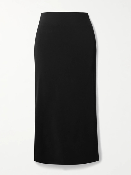 Jacquemus Jacquemus - Sablier Draped Crepe-jersey Midi Skirt - Black 