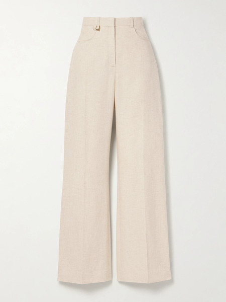  Jacquemus Jacquemus - Sauge Woven Straight-leg Pants - Beige 