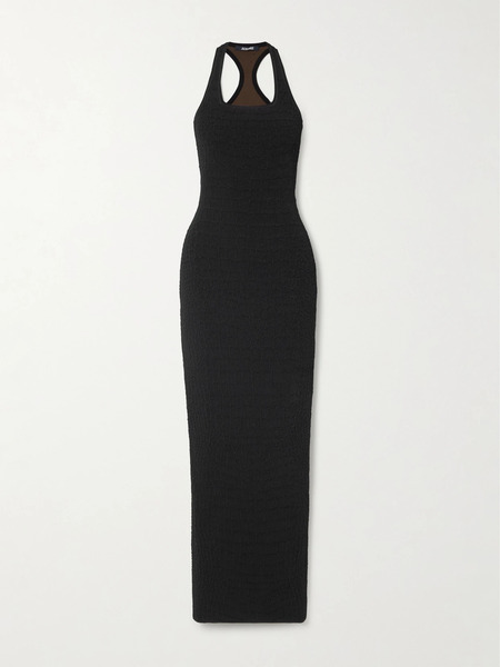  Jacquemus Jacquemus - Scala Jacquard-knit Maxi Dress - Black 
