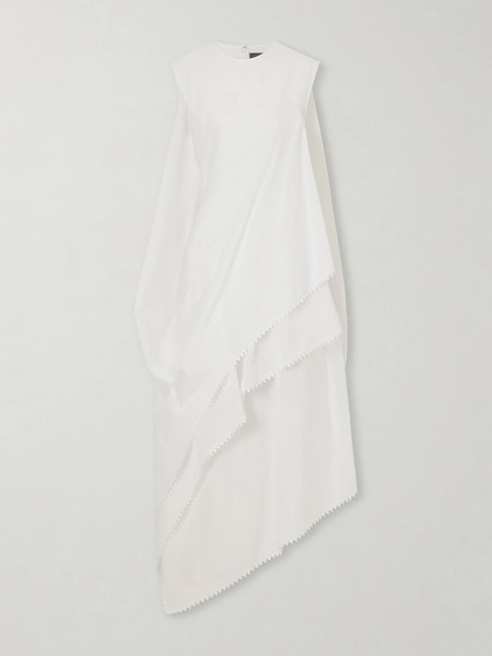  Jacquemus Jacquemus - Traversin Cotton-blend Maxi Dress - White 
