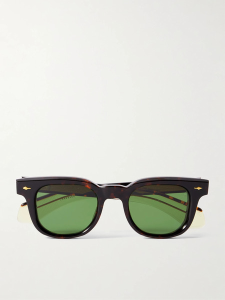  Jacques Marie Mage Jacques Marie Mage - Jax D-frame Tortoiseshell Acetate Sunglasses - One Size 