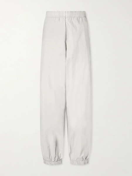  James Perse James Perse - Cotton-blend Poplin Tapered Pants - Off-white 