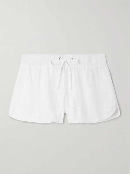  James Perse James Perse - Dolphin Linen Shorts - White 