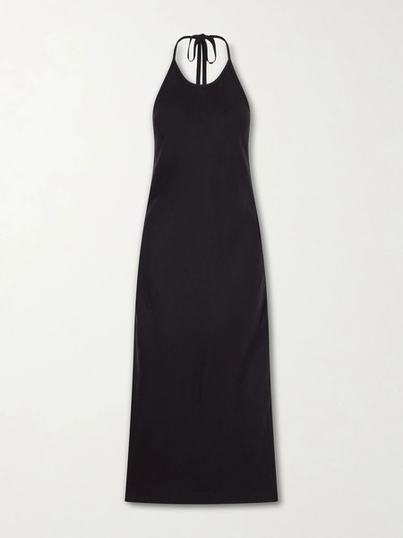  James Perse James Perse - Linen Midi Dress - Black 