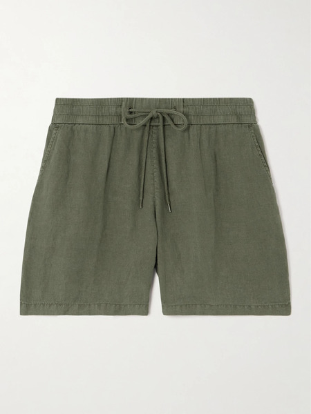  James Perse James Perse - Linen Shorts - Army Green 