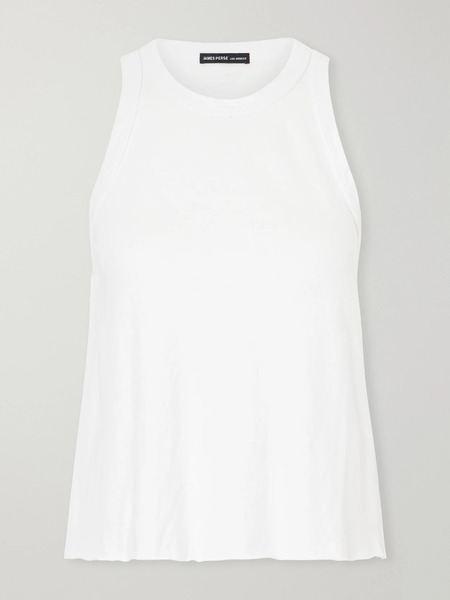  James Perse James Perse - Supima Cotton-blend Tank - White 