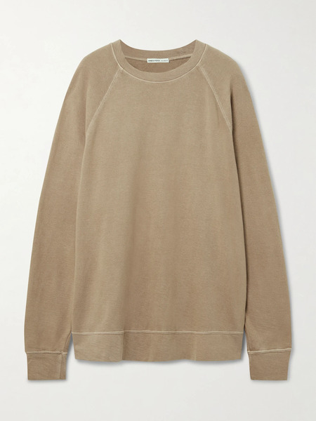 James Perse James Perse - Supima Cotton-jersey Sweatshirt - Light Brown 